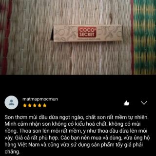Set 10 SON DẦU DỪA TINH CHẤT GẤC COCO SECRET