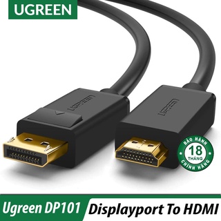 Cáp DisplayPort ra HDMI 4K UGreen DP101- Hàng Chính Hãng