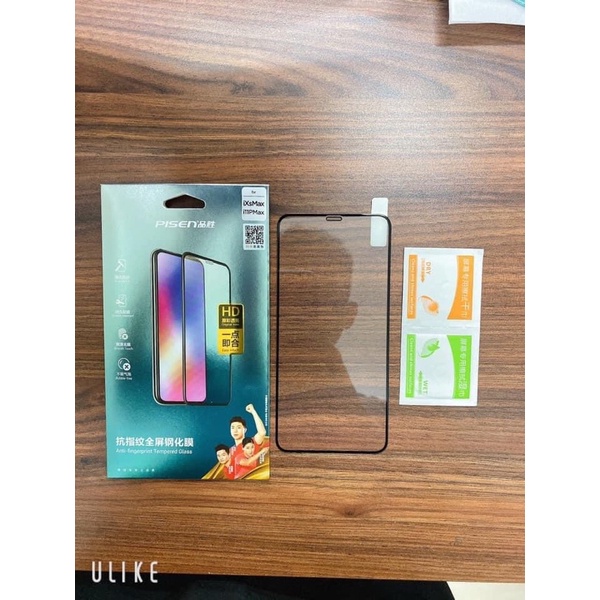 Kính cường lực Pisen full màn hình iphone từ X đến 14 promax