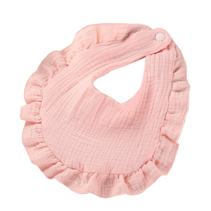 Yếm Ăn Chất Liệu Cotton Mềm Mại In Họa Tiết Xinh Xắn Cho Bé