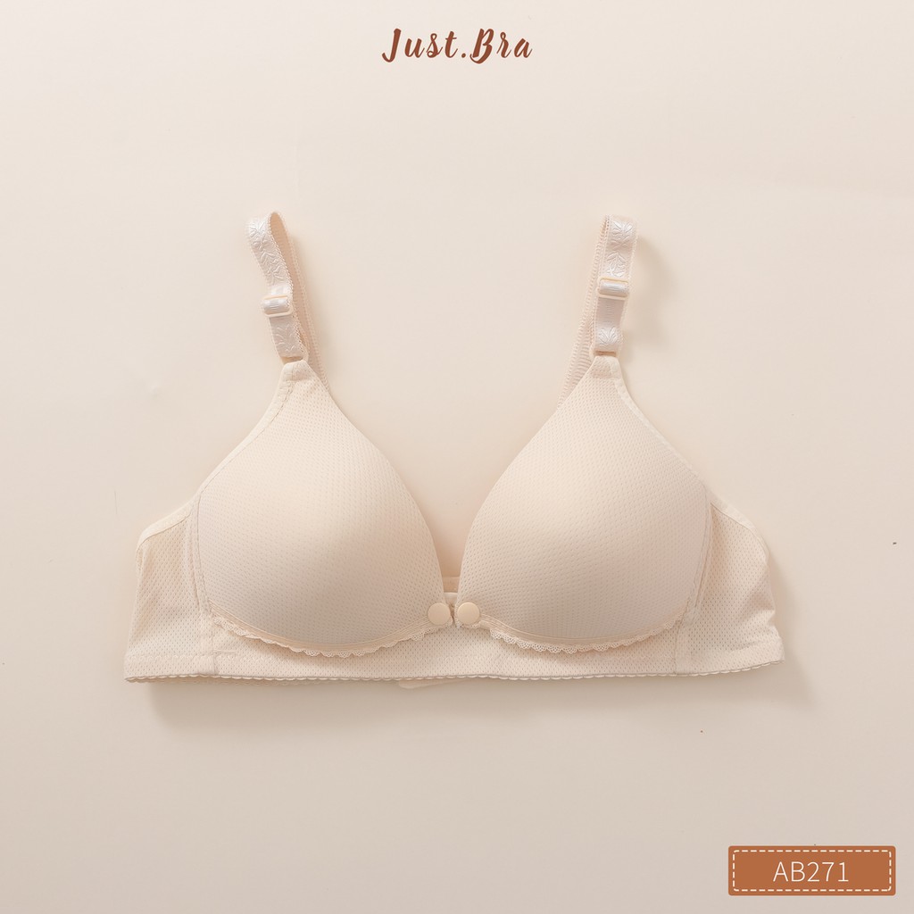 Áo lót bầu và sau sinh Just Bra tháo lắp linh hoạt, thoáng mát AB271
