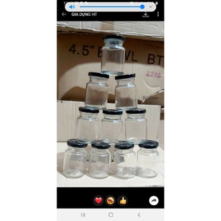 combo 10 hũ thủy tinh nhỏ 75ml