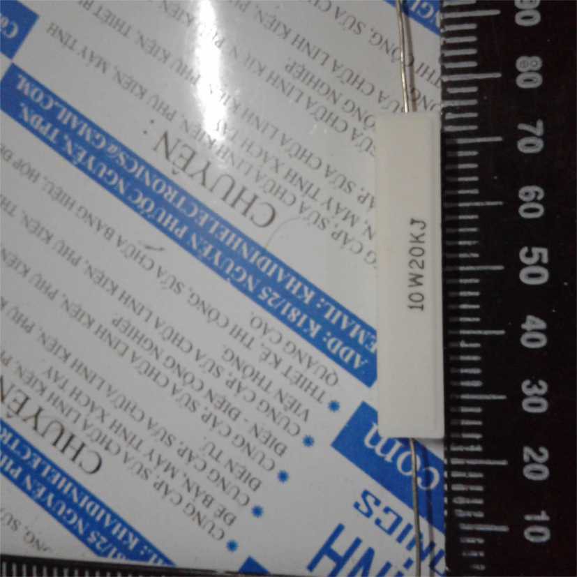 10 con điện trở sứ 10W, 20K (10 con) kde0324