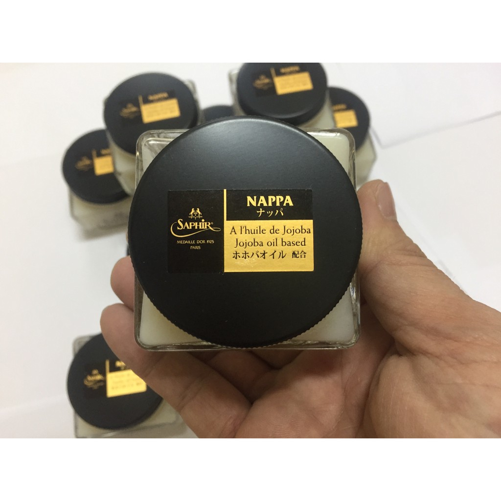 Làm sạch, dưỡng mới túi xách Saphir Nappa Pháp