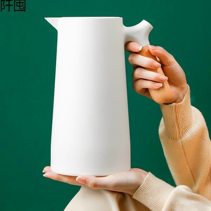 Ấm giữ nhiệt Kawashimaya Nordic, lót thủy tinh, bình nhiệt, đun nước dung tích lớn gia dụng