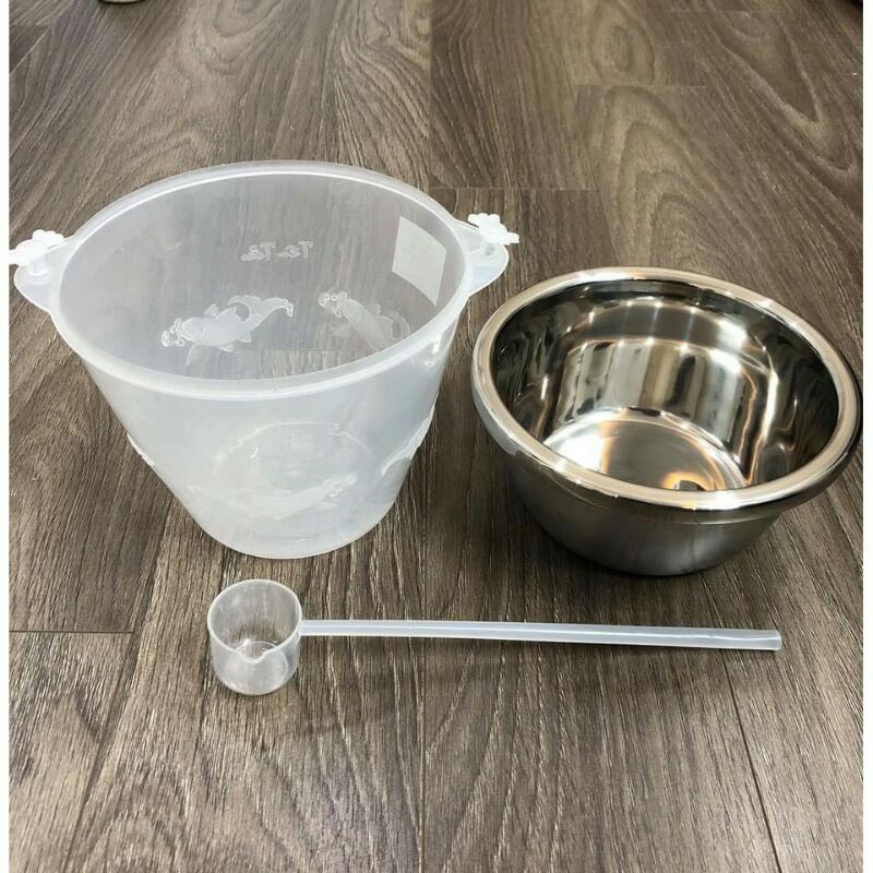 Bát ướp lạnh rượu inox/bát ngâm rượu lạnh/ca ướp rượu-tặng gáo múc-có phản hồi khách đã mua