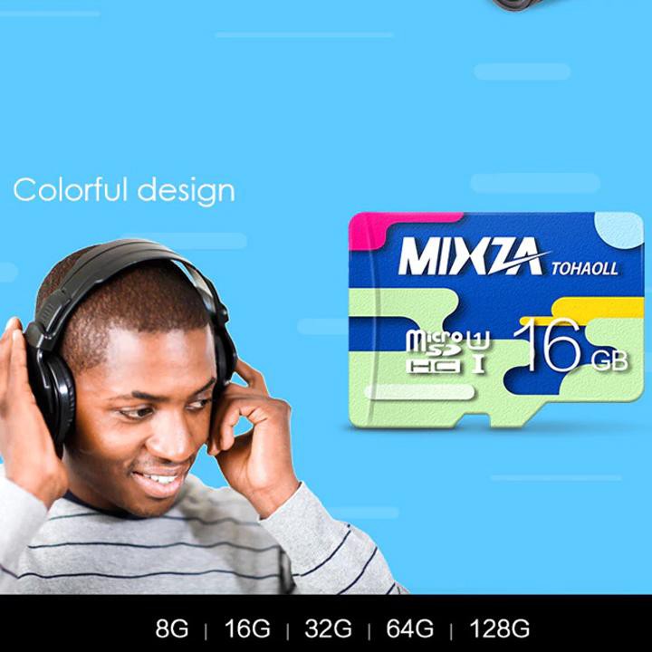 Thẻ Nhớ Micro SD MIXZA 16GB Class 10 - Tốc độ đọc 80MB/s - VL