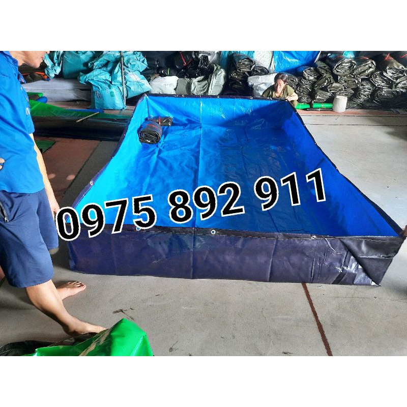 Bể bạt nuôi ốc ếch cá lươn trạch 3x2x0,5, 4x2x0,5, 5x2x0,5, korea hàn quốc