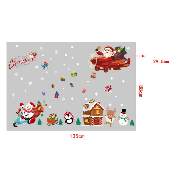 Decal trang trí tường Noel - giáng sinh Hiện Đại