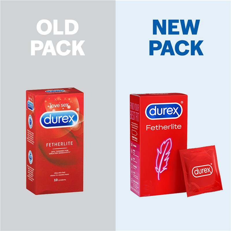 Bao cao su Durex fetherlite ultra thin - love sex pleasure me condoms - regular condoms original 30 cái của Úc
