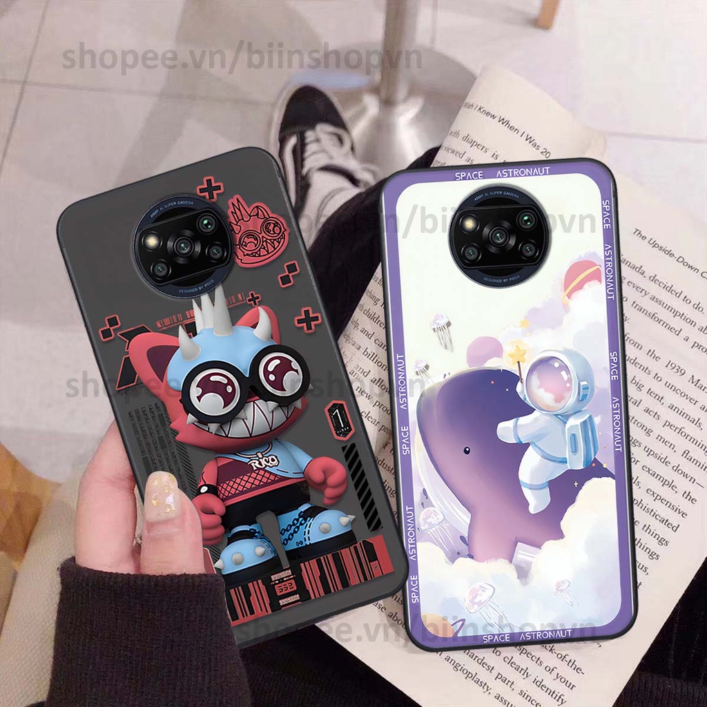 Ốp Xiaomi Poco X3 / Poco X3 Pro phi hành gia vũ trụ space.x siêu đẹp, thời trang