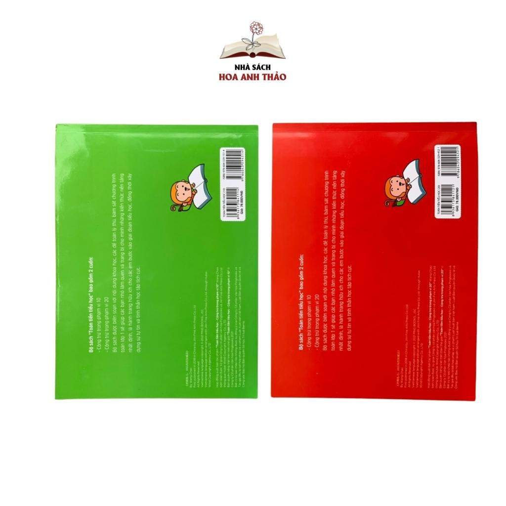 Sách - Toán tiền tiểu học - Trang bị kiến thức cho trẻ trước khi vào lớp 1 ( Bộ gồm 2 cuốn)