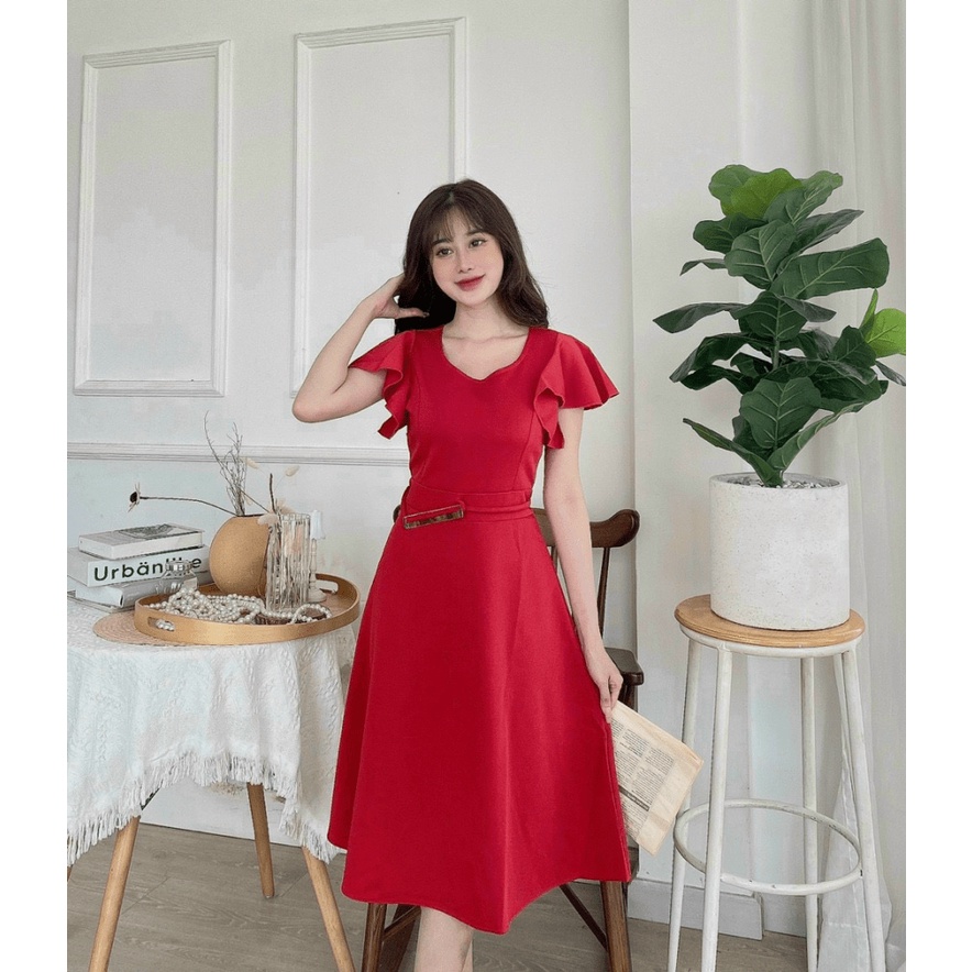 ĐẦM SUÔNG NỮ PHỐI TAY BÈO SANG TRỌNG QUYẾN RŨ ĐẸP TINH TẾ