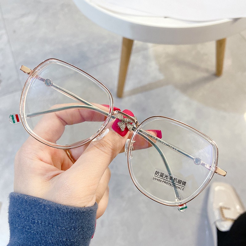 Mắt Kính Thời Trang Chống Ánh Sáng Xanh Phong Cách Cổ Điển Cho Nam Và Nữjz2817