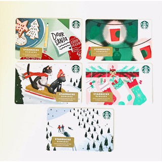 Thẻ Starbucks US lưu niệm - Phiên bản Christmas 2019