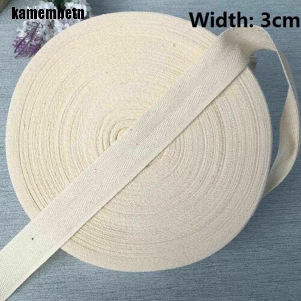 Cuộn dây vải cotton làm đồ thủ công tiện lợi 50m