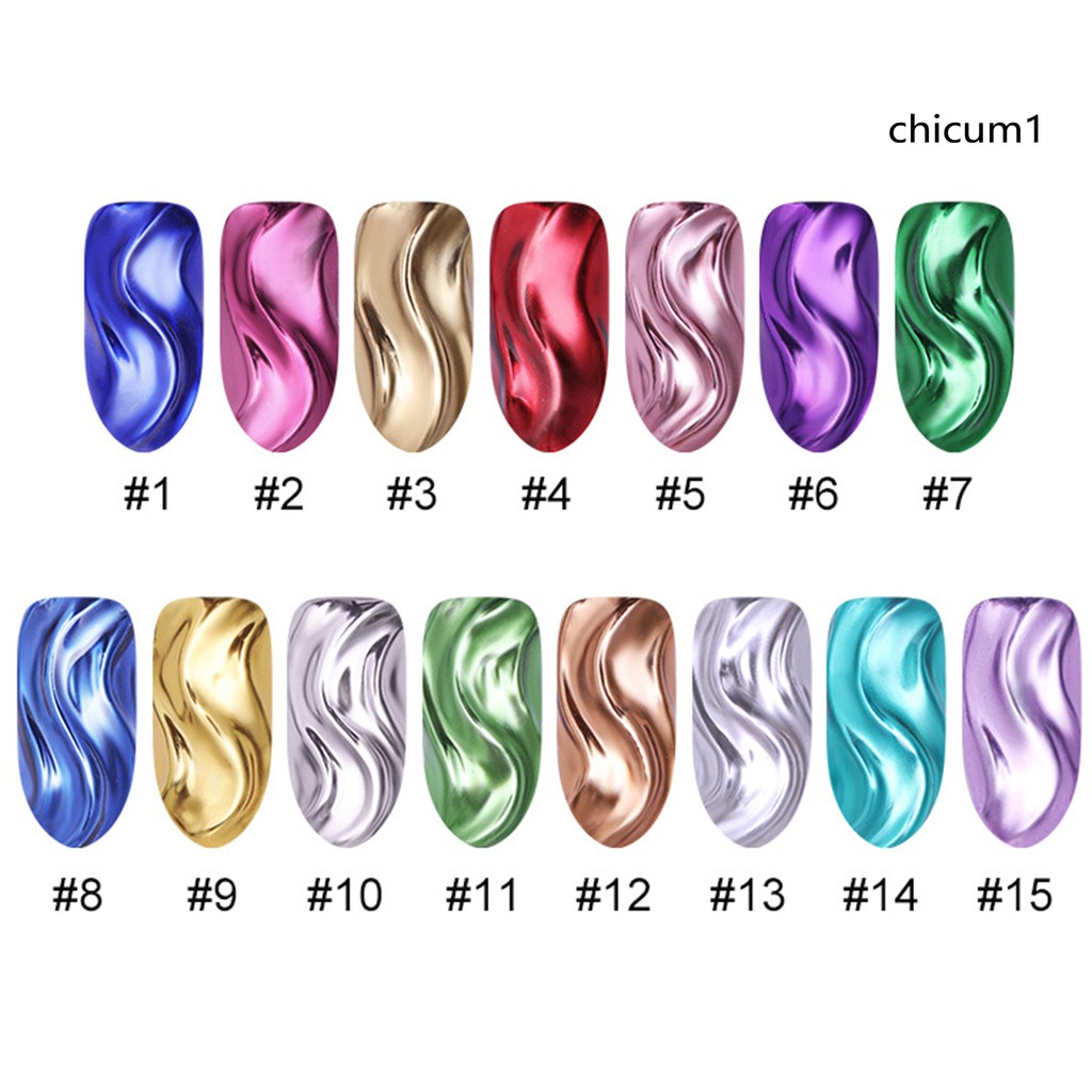 [Hàng mới về] Bột lấp lánh cho móng tay với hiệu ứng tráng gương