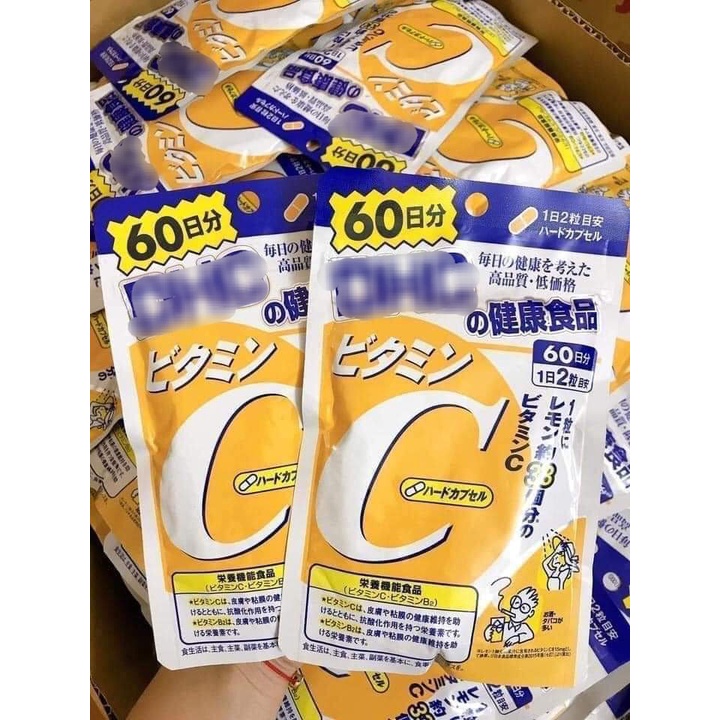 Viên Uống Vitamin C DHC Gói 120 Viên  Nhật Bản 60 ngày tăng đề kháng, sáng da