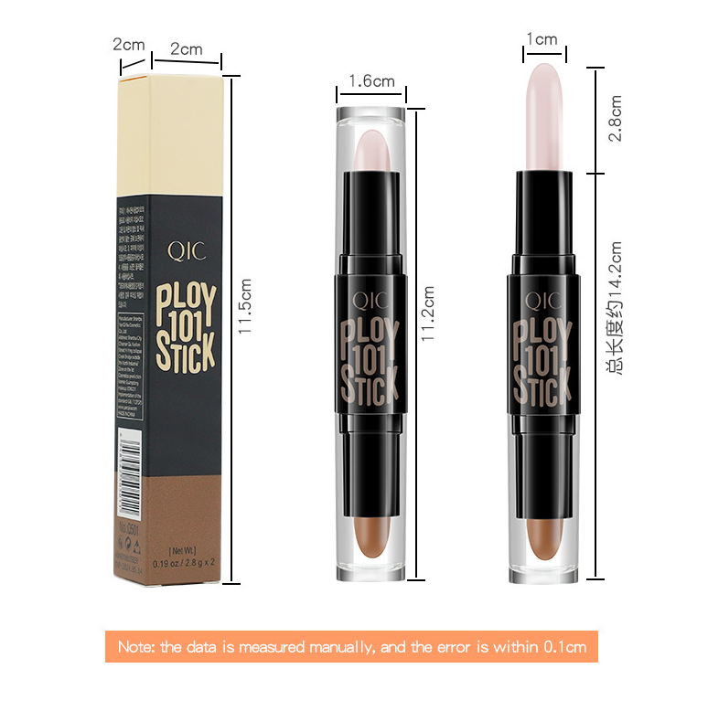 (Hàng Mới Về) Bút Che Khuyết Điểm Qic Hai Đầu Tạo Khối Bắt Sáng Ba Chiều Chống Nước | BigBuy360 - bigbuy360.vn