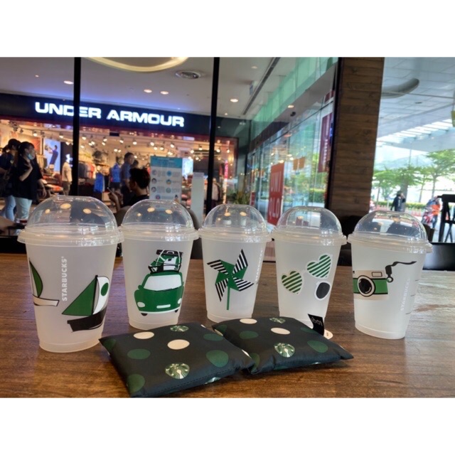 Ly nhựa tái sử dụng STARBUCKS