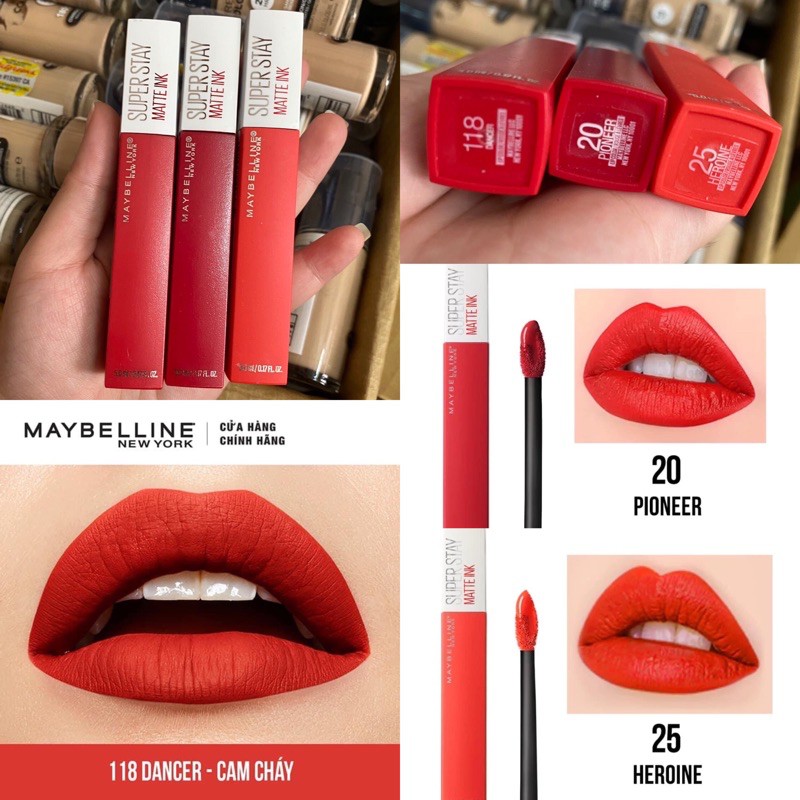 Son Kem Lì Maybelline SuperStay Matte Ink Liquid