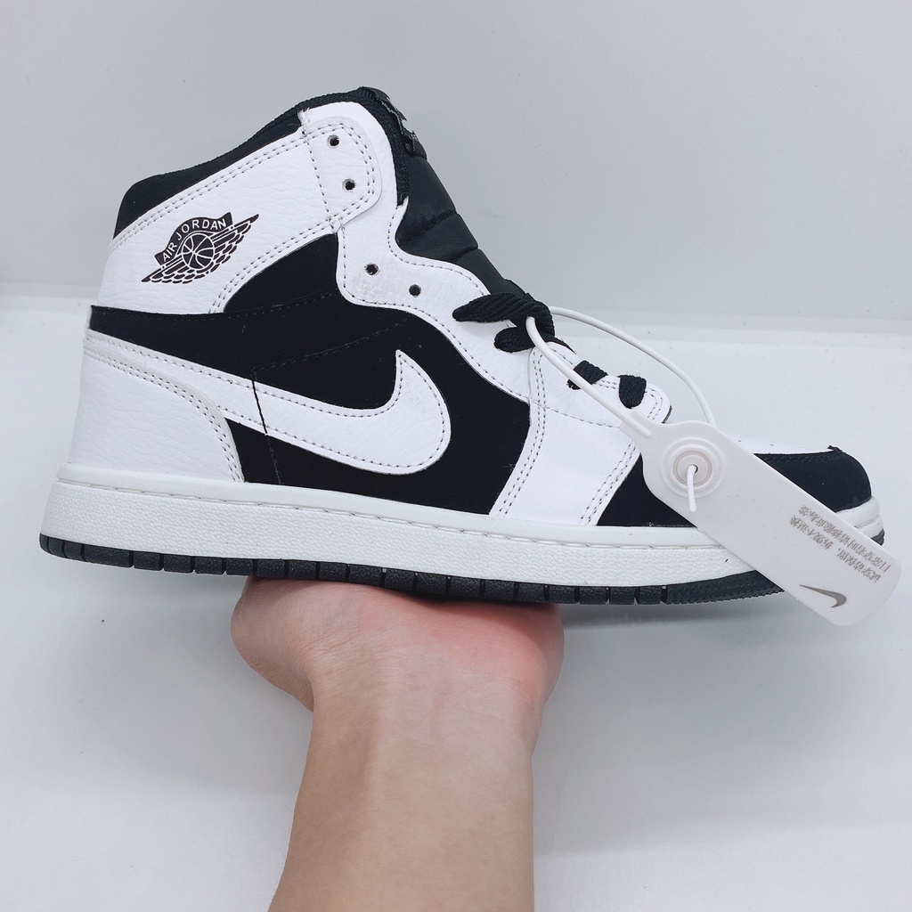 [Full Box] Giày thể thao nam nữ Sneaker Air Jordan 1 Cổ Cao Trắng Đen Chuẩn Full Size Hot Trend 2021 | BigBuy360 - bigbuy360.vn
