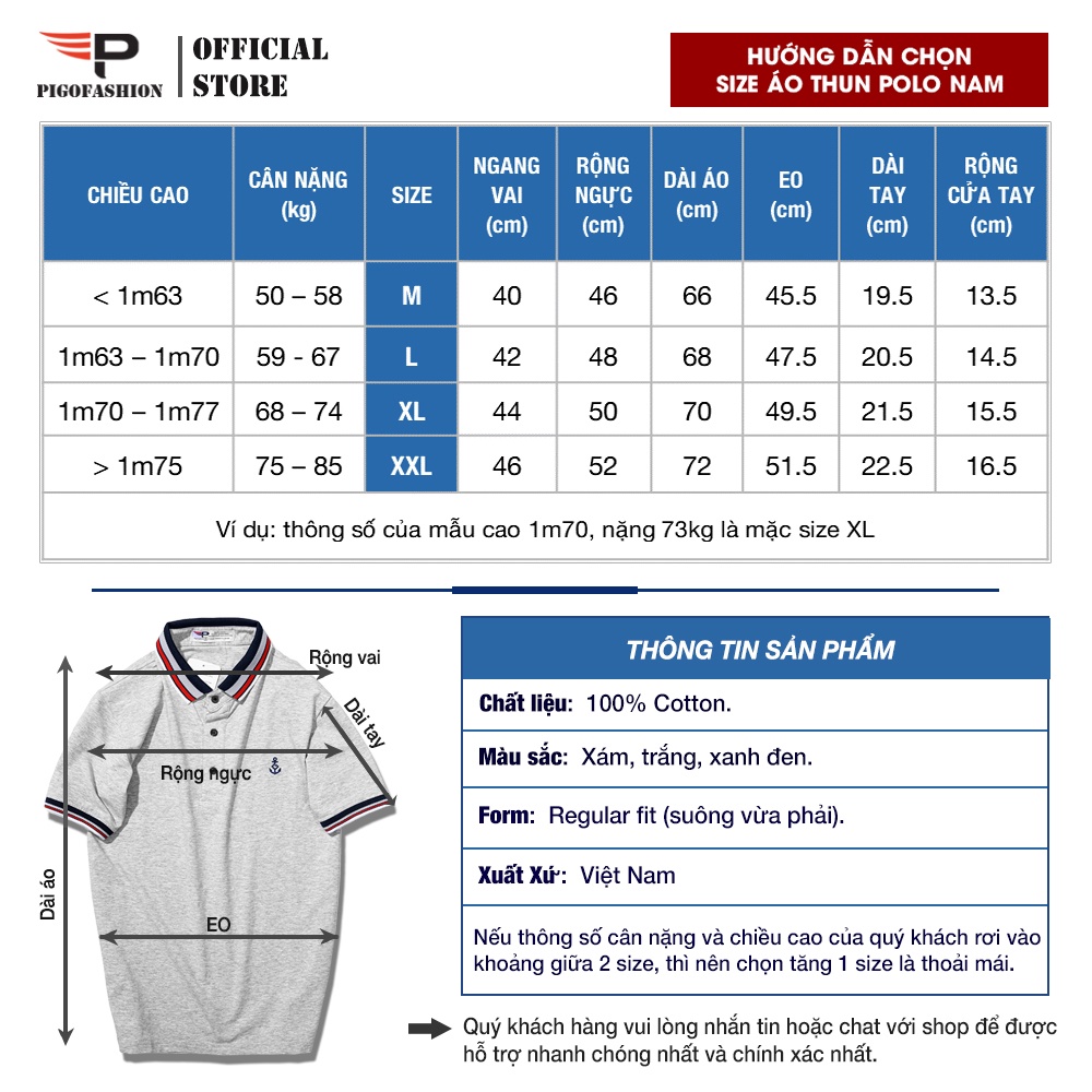 [Mã LTBAUAB19 giảm 7% đơn 99K] Áo thun nam có cổ SPMAHT07 cotton cao cấp, cổ phổi bo co giãn thoáng mát - PigoFashion