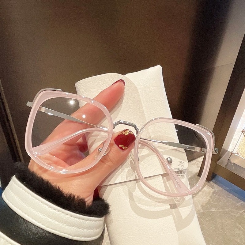 Mắt Kính Gọng Vuông Chống Ánh Sáng Xanh Phong Cách Thời Trang Hàn Quốc