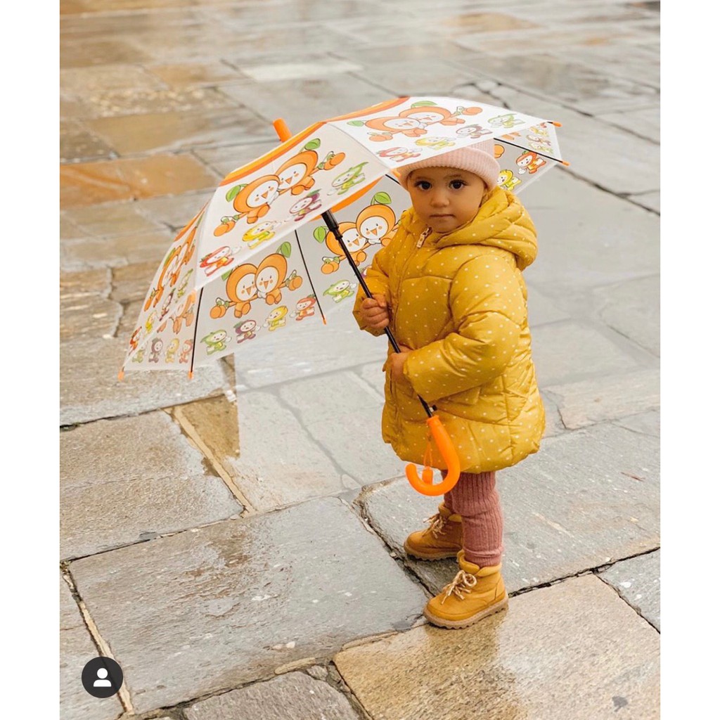 Áo phao ZARA màu vàng chấm bi