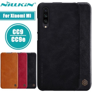 Bao da Nillkin QIN cho xiaomi CC9/CC9E có ngăn để thẻ chính hãng