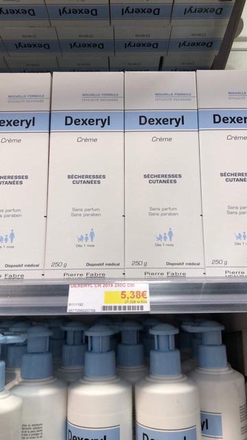 Kem dưỡng da chống nẻ chàm Dexeryl/ Glycerol Vaseline 50g/250g (Pháp)