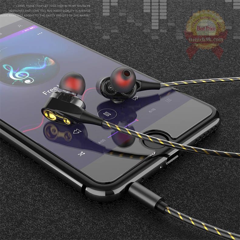 Tai nghe có mic nhét tai AHS-Q18 HiFi | Tai nghe in ear 4 chip AHS Q18