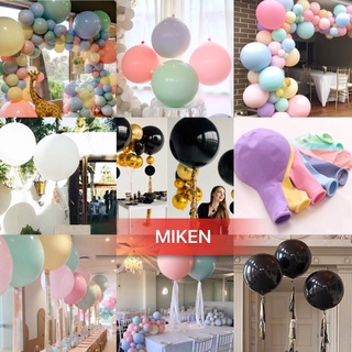 Bóng pastel , bóng đen ,bóng trong size to  ( size 24” = 60cm  ) trang trí sinh nhật ,phụ kiện trang trí sinh nhật.
