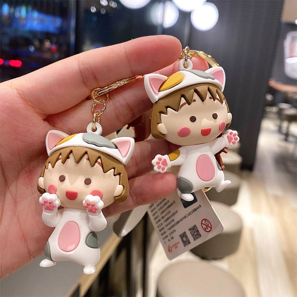 Móc Khóa Hình Búp Bê Chibi Maruko-Chan Dễ Thương