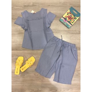 Đồ bộ nữ lửng vải xô thái thời trang