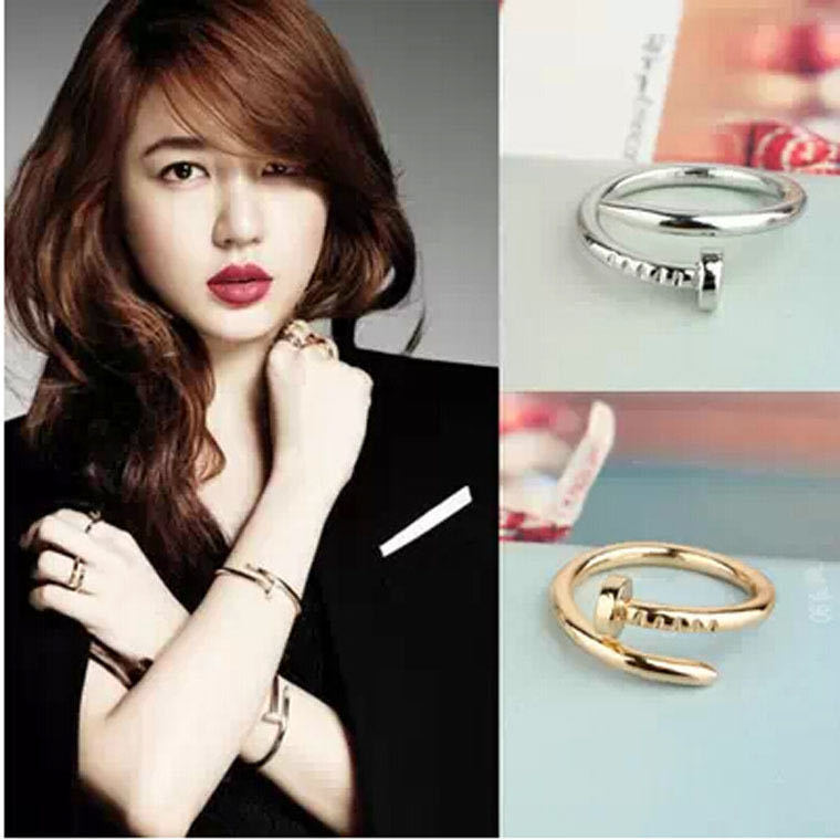 Nhẫn Hở Chất Liệu Thép Không Gỉ Thời Trang Cho Cặp Đôi