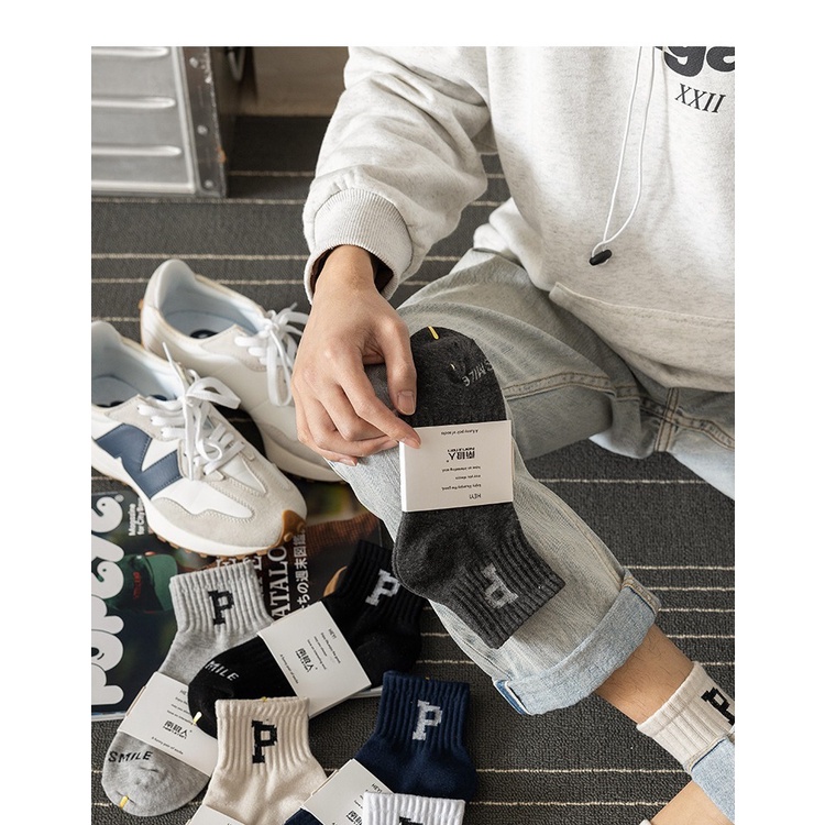 Vớ Thể Thao In Chữ Thời Trang Mùa Hè Cho Cặp Đôi