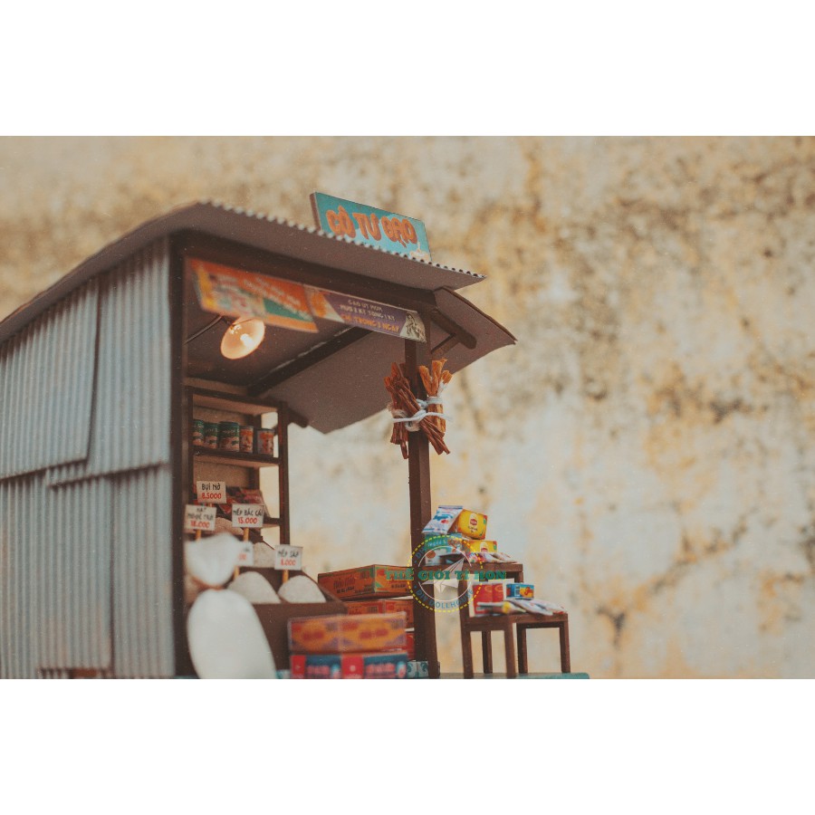 MÔ HÌNH SÀI GÒN XƯA VÀ NAY - TIỆM GẠO TÍ HON - AD06