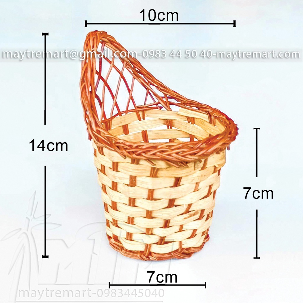 Giỏ tre, Cốc tre để bàn, treo tường.