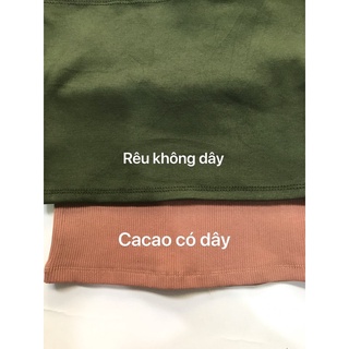 Áo ống dây bún thun gân