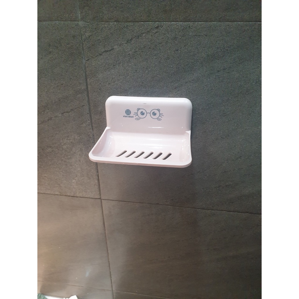 Khay Đựng Xà Phòng, Xà Bông Dán Tường Tiện Dụng - Tặng Kèm Miếng Dán Siêu Chắc