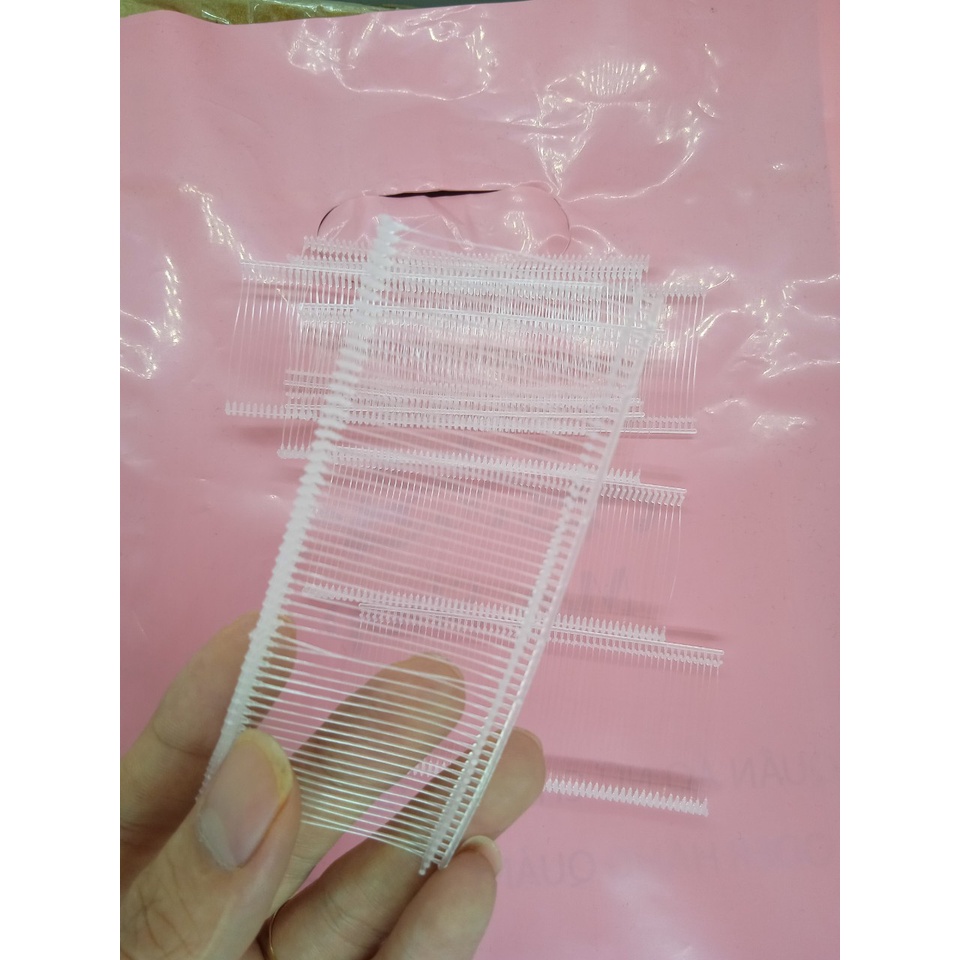 Set 500 Đạn nhựa bắn mác Kam ti nhựa Tag pin  dây treo tag quần áo 35mm
