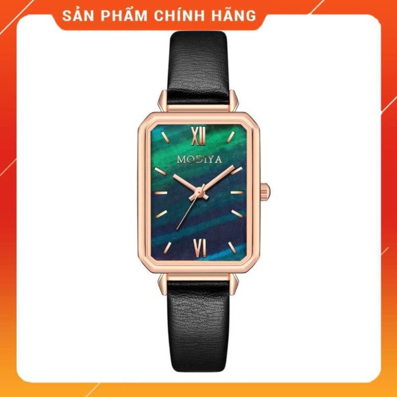 [Hàng Chính Hãng] Đồng hồ nữ Modiya dây da mặt chữ nhật siêu hot 2022 [Uy Tín Về Chất Lượng] | BigBuy360 - bigbuy360.vn