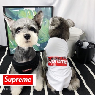 Áo ba lỗ cho chó mèo Supreme ngầu chất