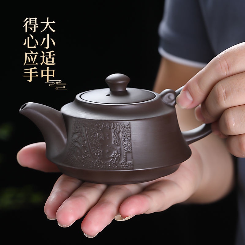 Bộ Ấm Trà Bằng Đất Sét Thủ Công Dung Tích Lớn