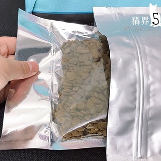 TÚI ZIPPER BẠC NHÔM