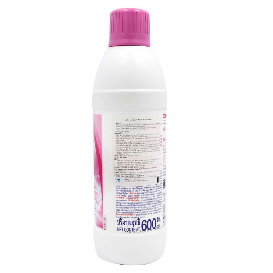 Nước tẩy quần áo trắng Hygiene 600ml