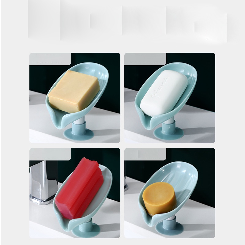 Giá đỡ đựng xà phòng gắn bồn rửa thiết kế ráo nước tiện lợi cho nhà tắm và nhà bếp