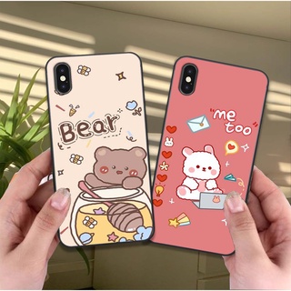 Ốp lưng điện thoại ip x / xs / xs max in hình gấu cute, dễ thương
