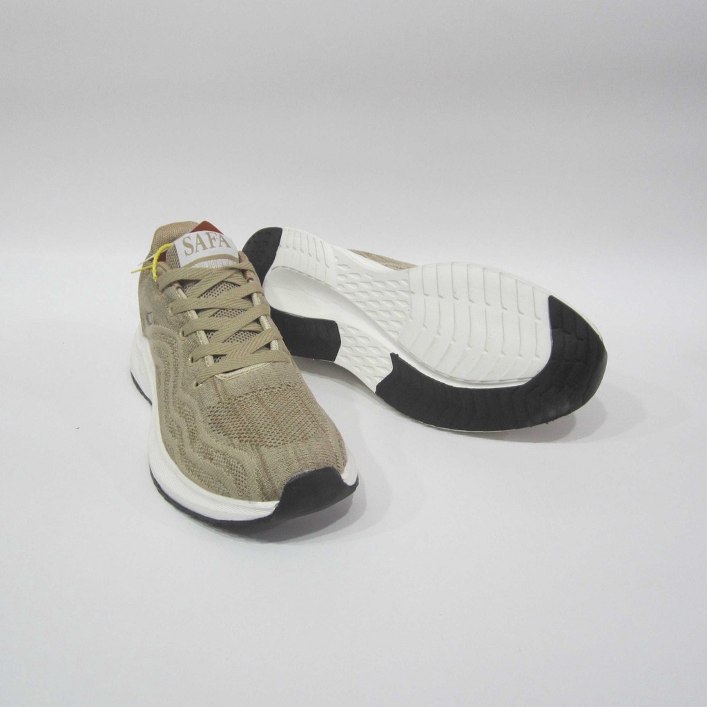Giày Safa Thể Thao Sneakers Nam Màu Kem ,Xám, Đế Phylon Vải Dệt Siêu Nhẹ Êm Chân Mã ATS008 | BigBuy360 - bigbuy360.vn